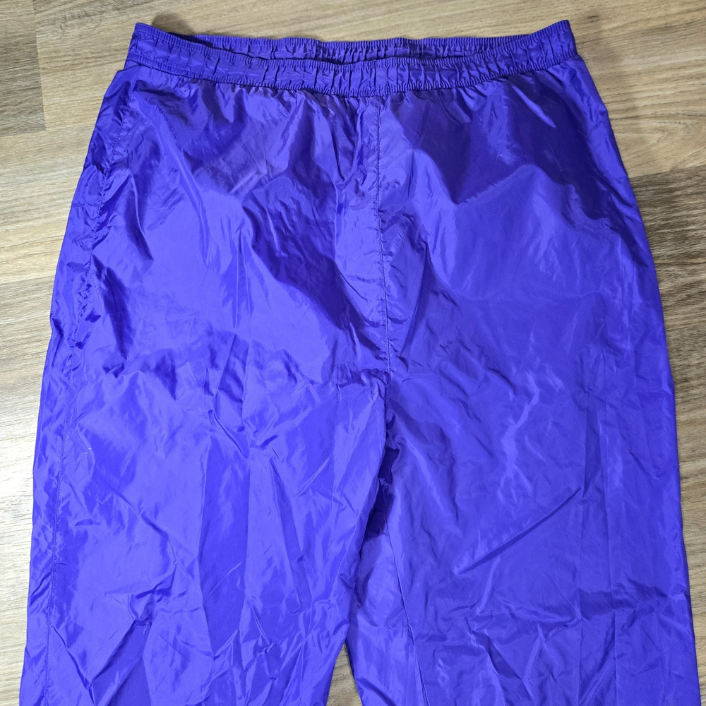 Vintage Woolrich Pack It Rain Pants Womens L Purple Packable Hiking Camping Vtg - Picture 3 of 15